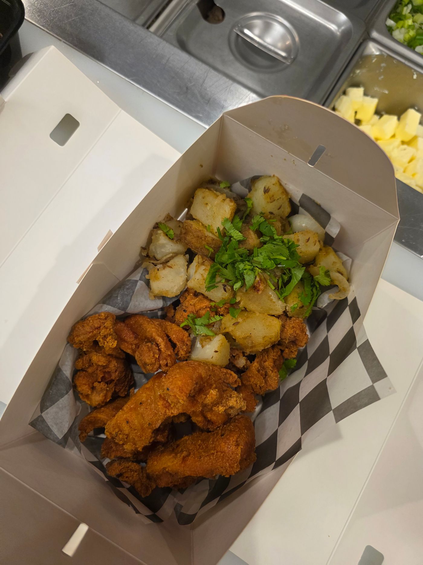 Himalayan fried chicken catering box