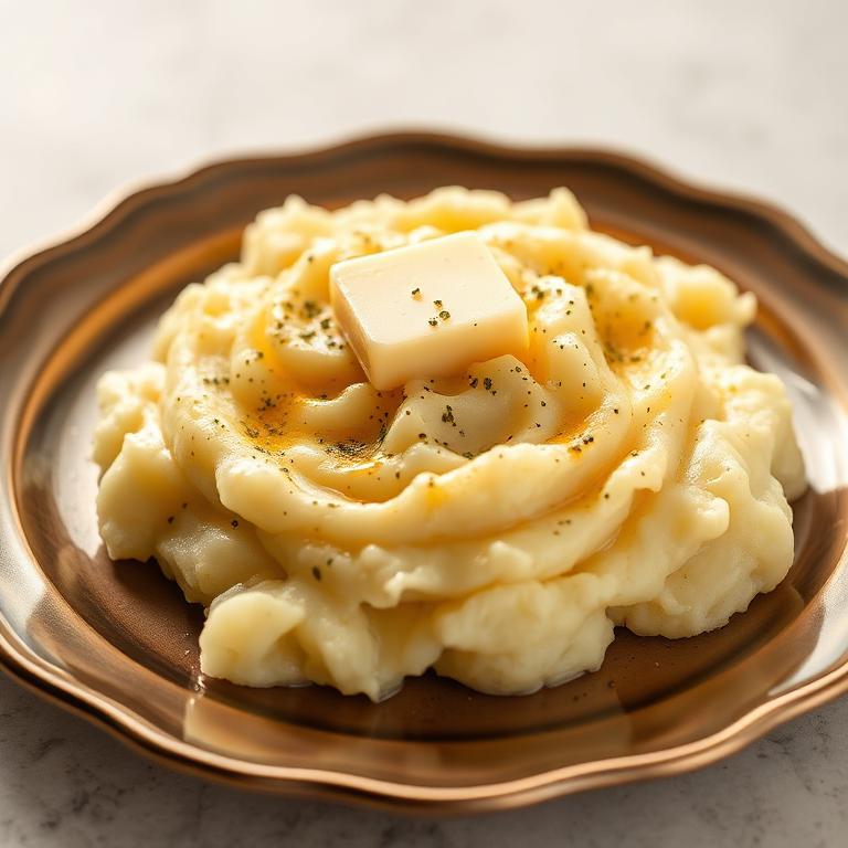 Creamy garlic mashed potatoes
