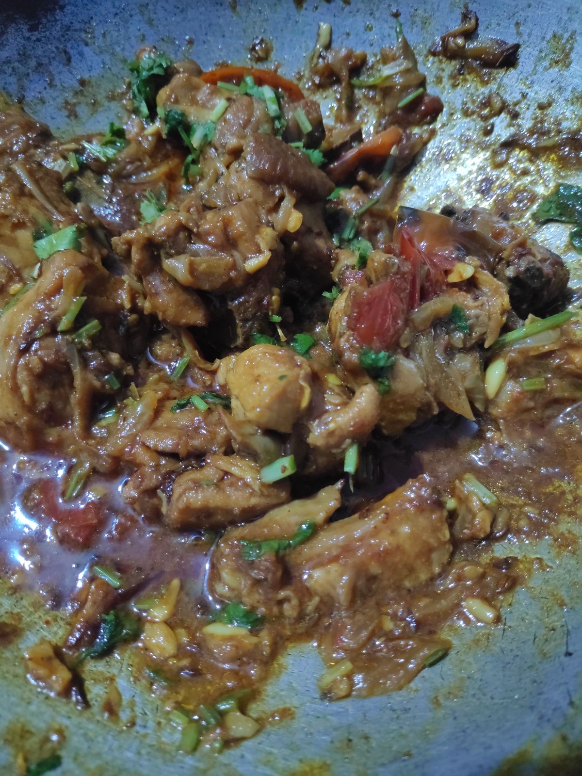 Traditional Nepali chicken curry