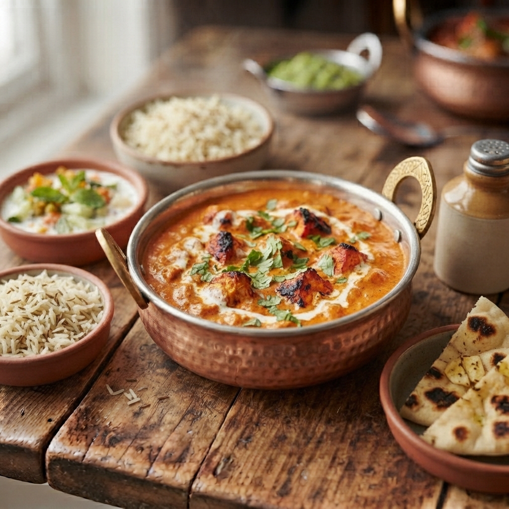 Tikka Masala with basmati rice
